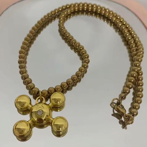 Sphere Chain Necklace (Gold) gold sph/r/ l/gs pendant chain/necklace